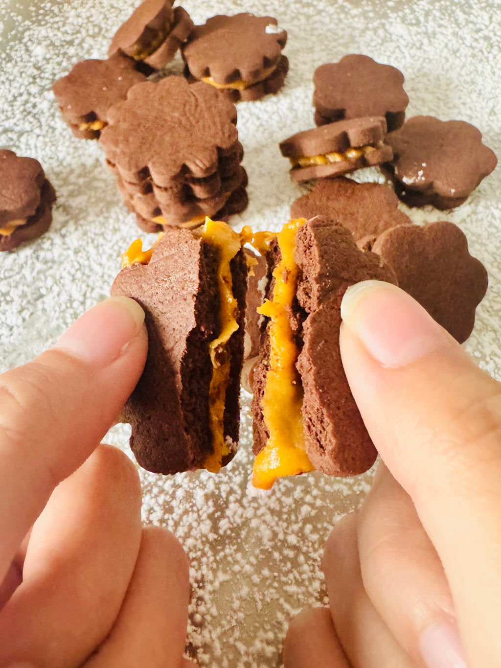 Alfajores de Chocolate con Manjar de Lúcuma (12pack)